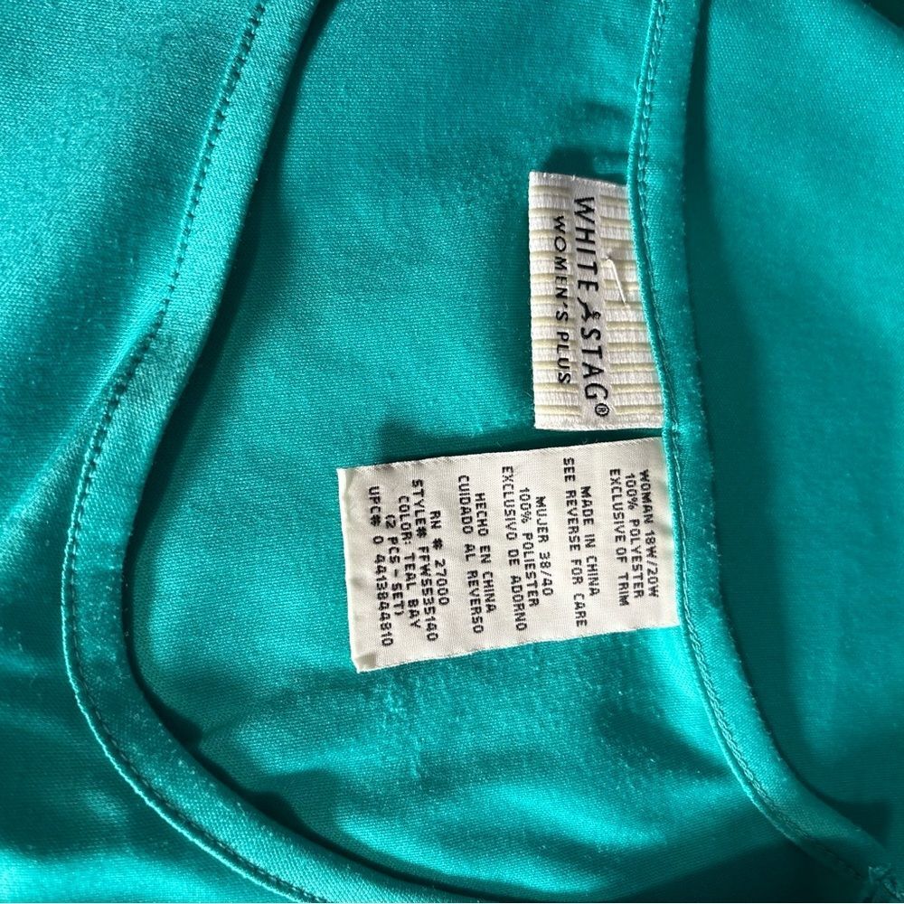 White Stag 2 piece Teal Top 18w/20w - Picture 12 of 14